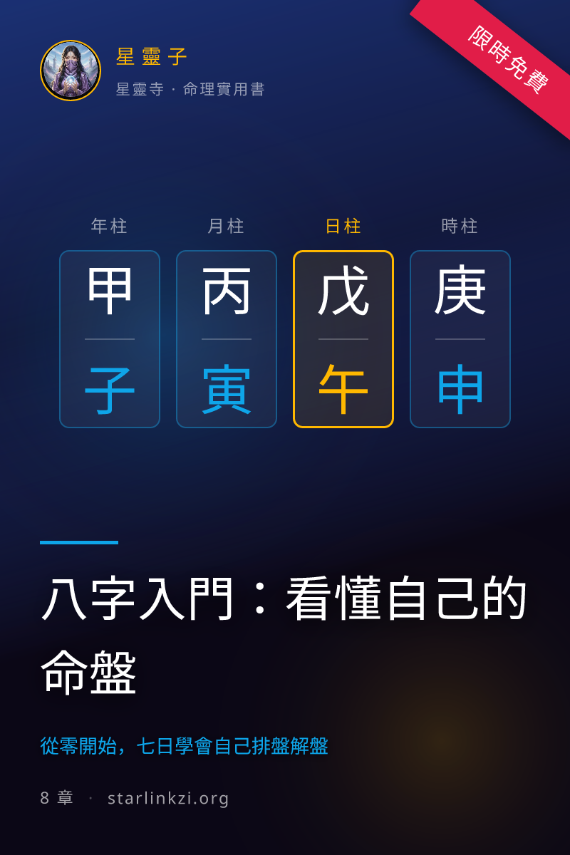 八字入門:看懂自己的命盤